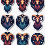 Zodiac Signs - Sticker Sheet v2